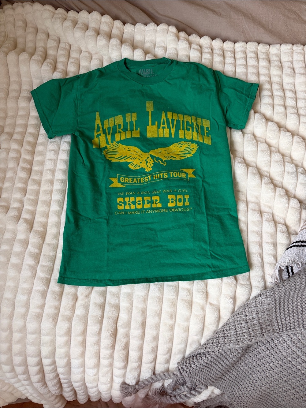Green Graphic Short Sleeve Tee - Band Design